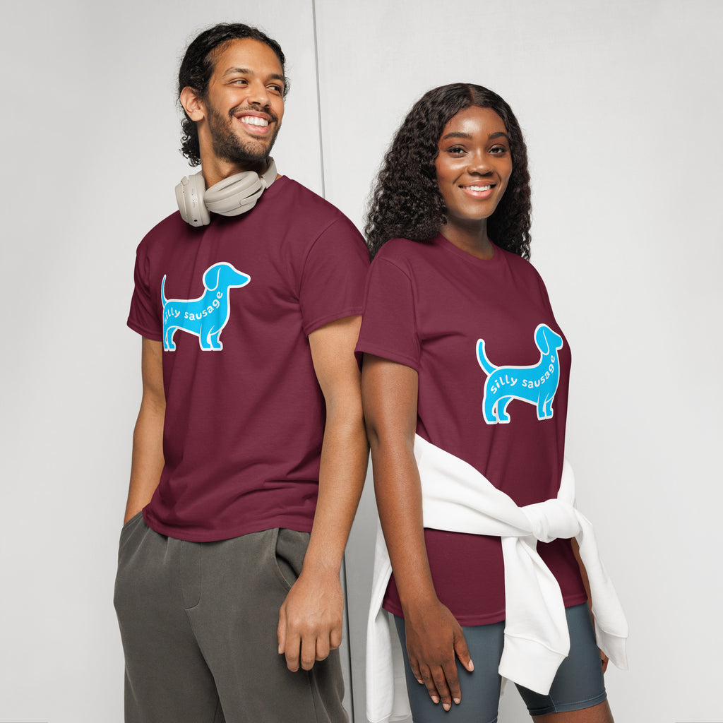 Unisex DryBlend® Classic Tee - 'Silly Sausage' T-Shirt