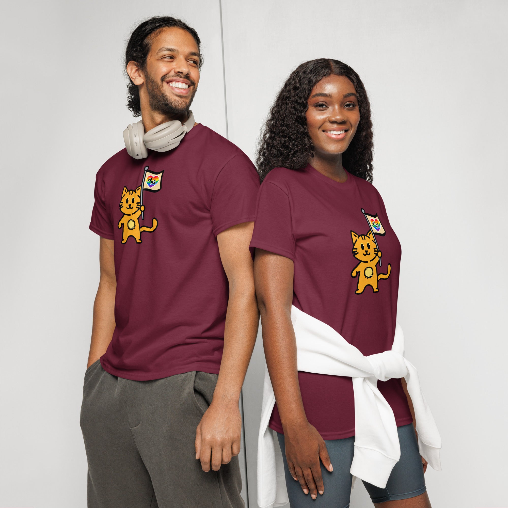 Unisex DryBlend® Classic Tee - 'No H8' T-Shirt