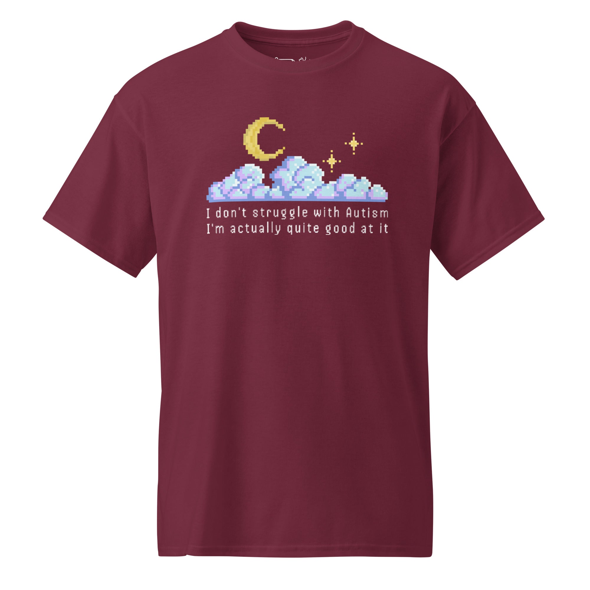 Unisex DryBlend® Classic Tee - 'I Don't Struggle' Maroon T-Shirt