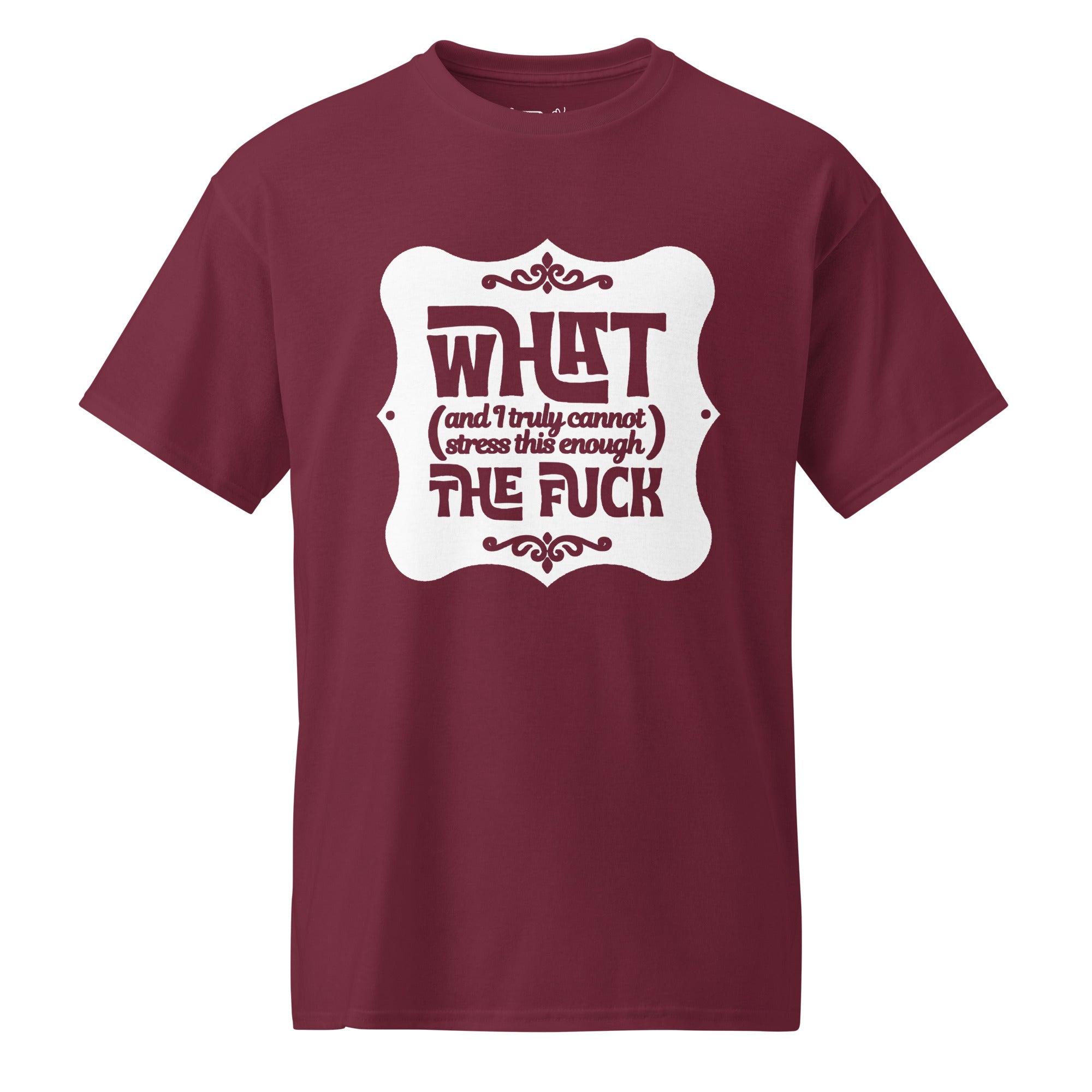Unisex DryBlend® Classic Tee - 'Cannot Stress This Enough' Maroon T-Shirt