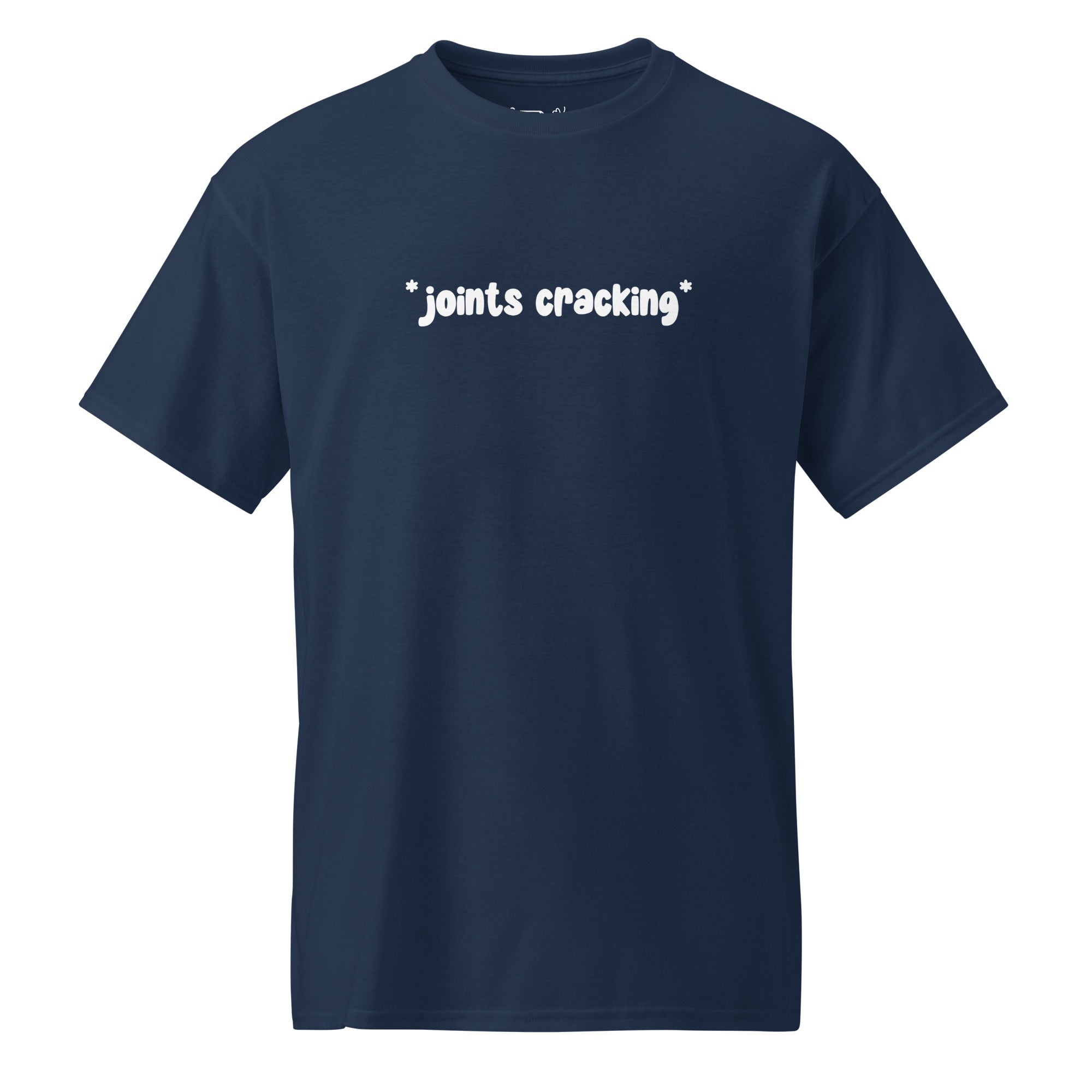 Unisex DryBlend® Classic Tee - 'Joints Cracking' Navy T-Shirt