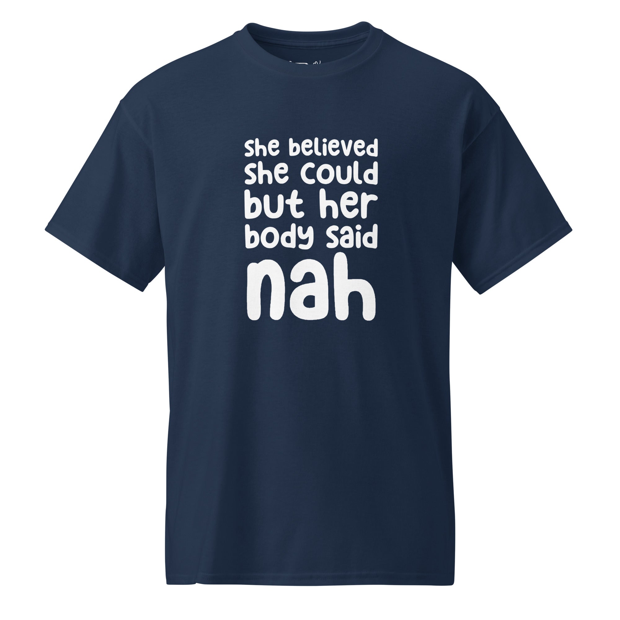 Unisex DryBlend® Classic Tee - 'Nah' Navy T-Shirt