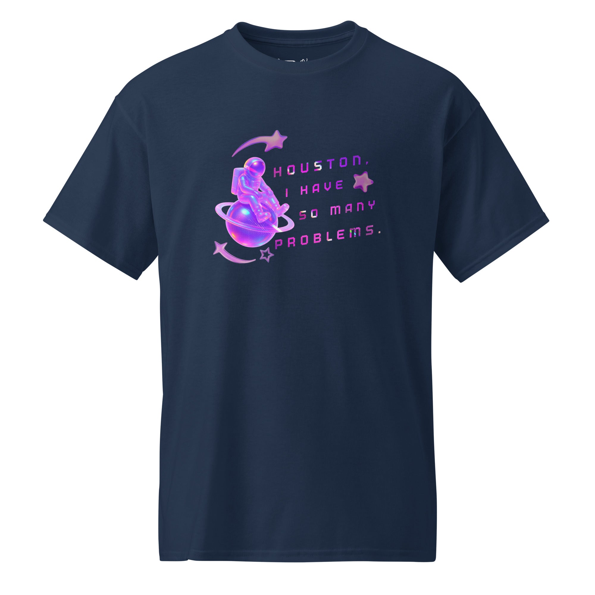 Unisex DryBlend® Classic Tee - 'Houston' Navy T-Shirt