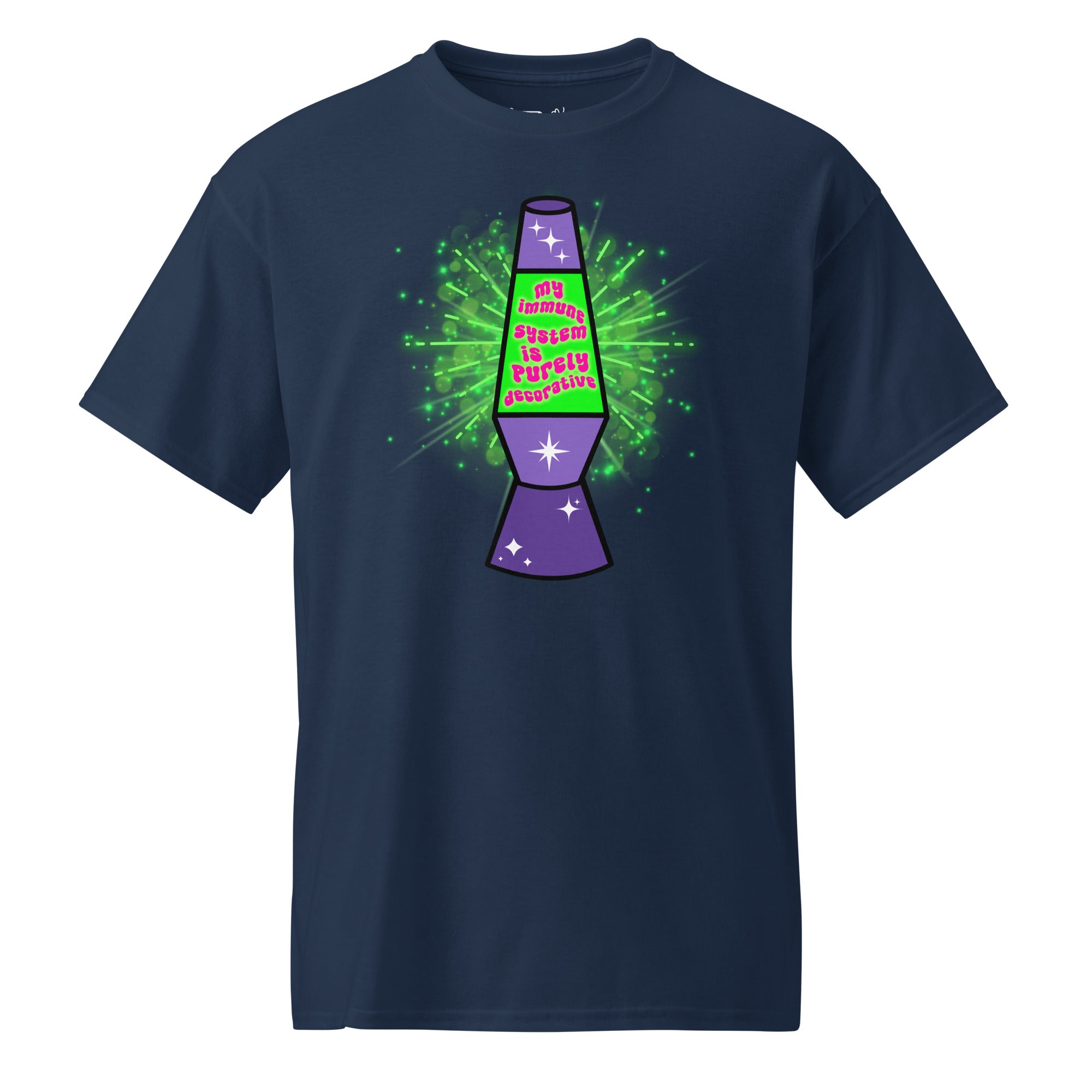 Unisex DryBlend® Classic Tee - 'Purely Decorative' Navy T-Shirt