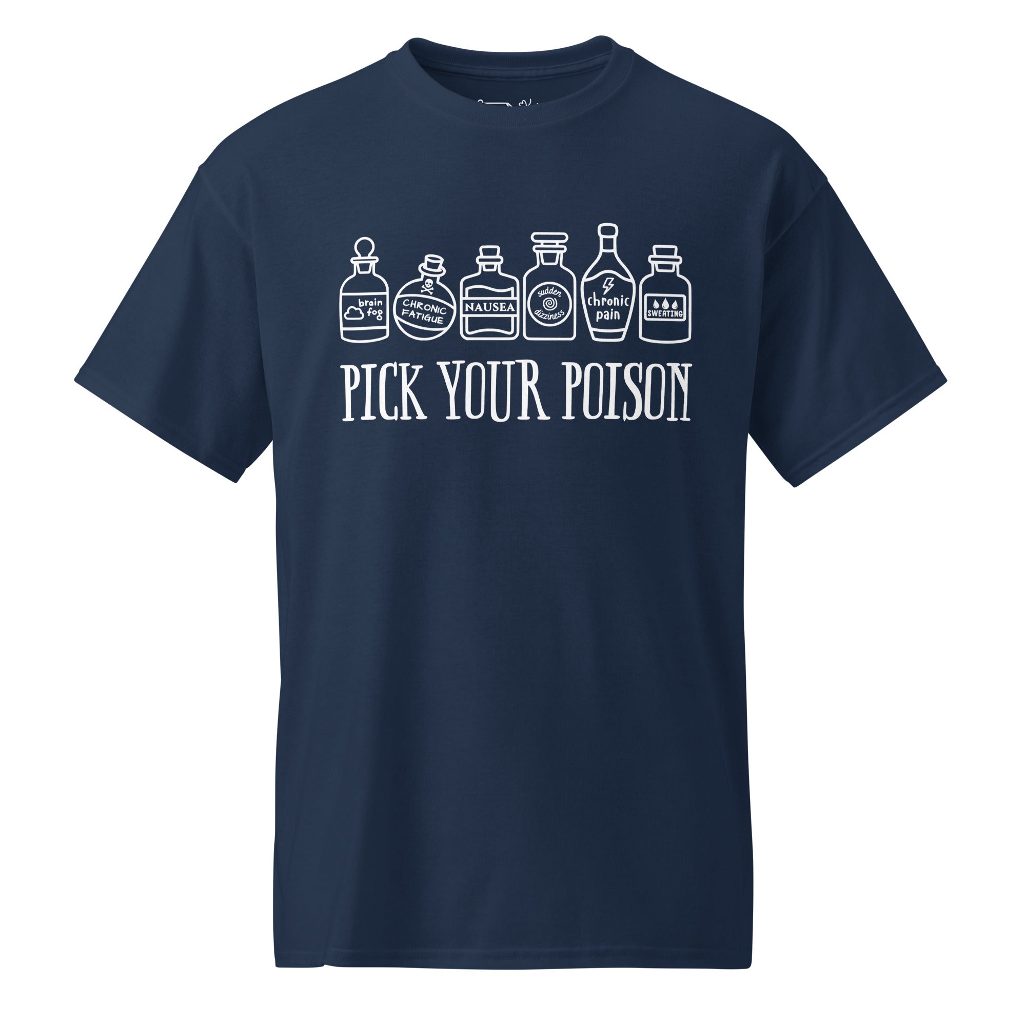Unisex DryBlend® Classic Tee - 'Pick Your Poison' Navy T-Shirt