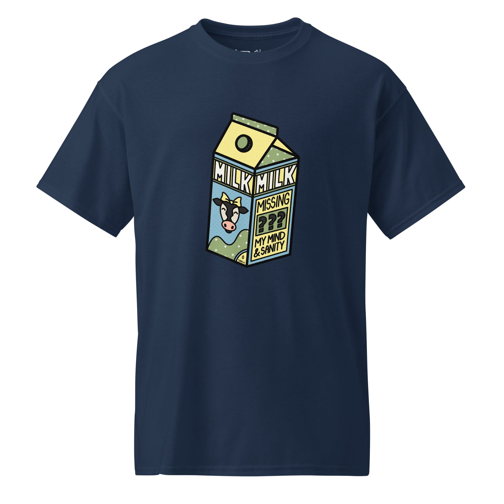 Unisex DryBlend® Classic Tee - 'Got Milk?' Navy T-Shirt