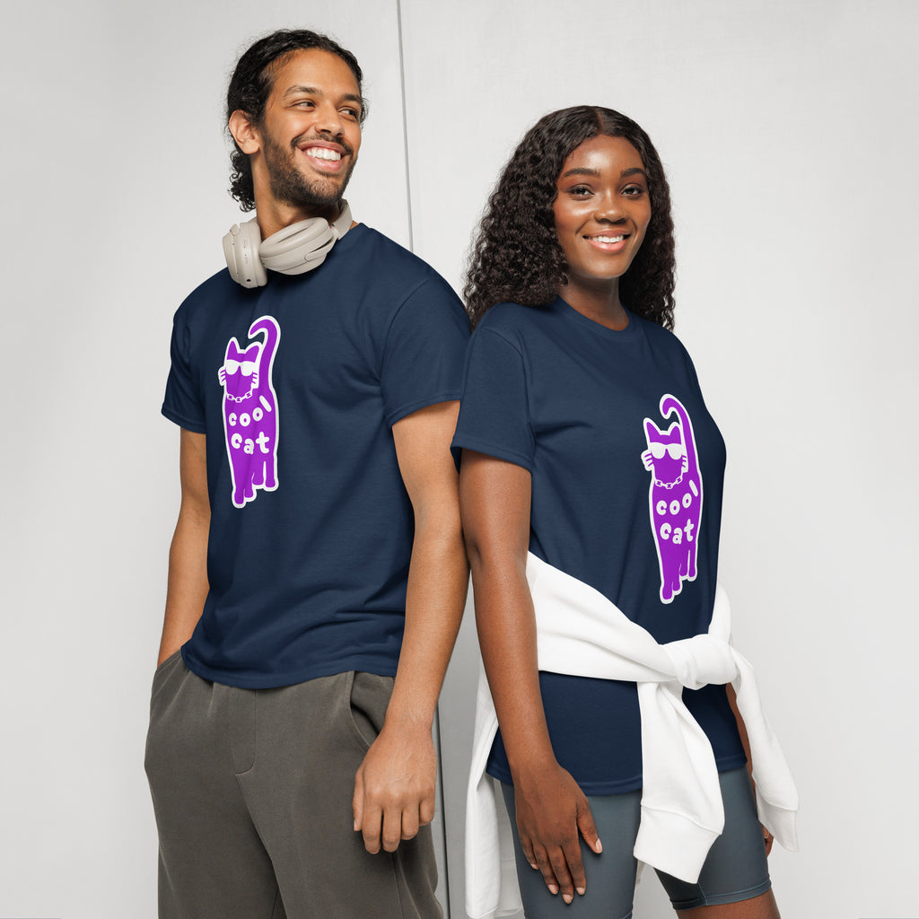 Unisex DryBlend® Classic Tee - 'Cool Cat' T-Shirt