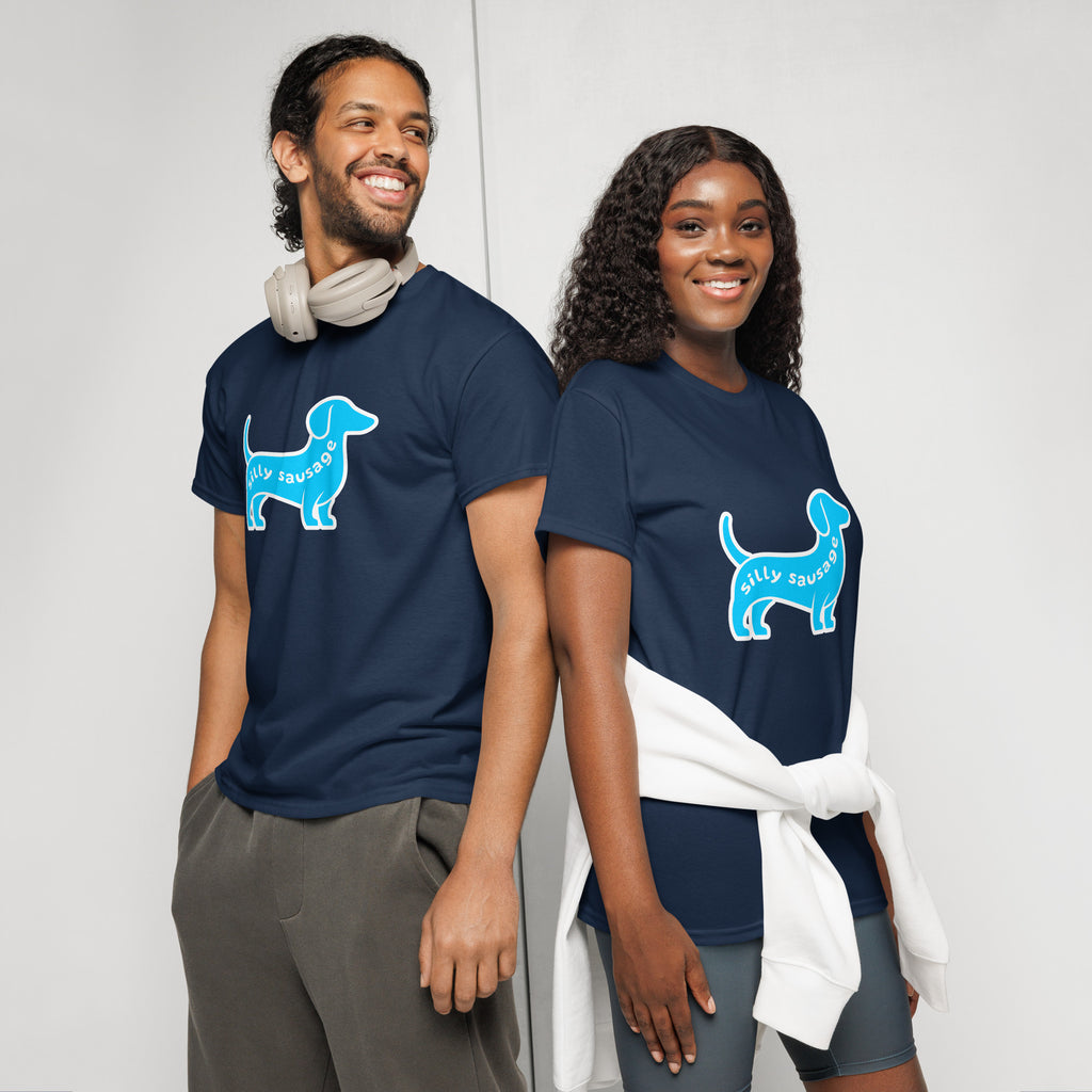 Unisex DryBlend® Classic Tee - 'Silly Sausage' T-Shirt