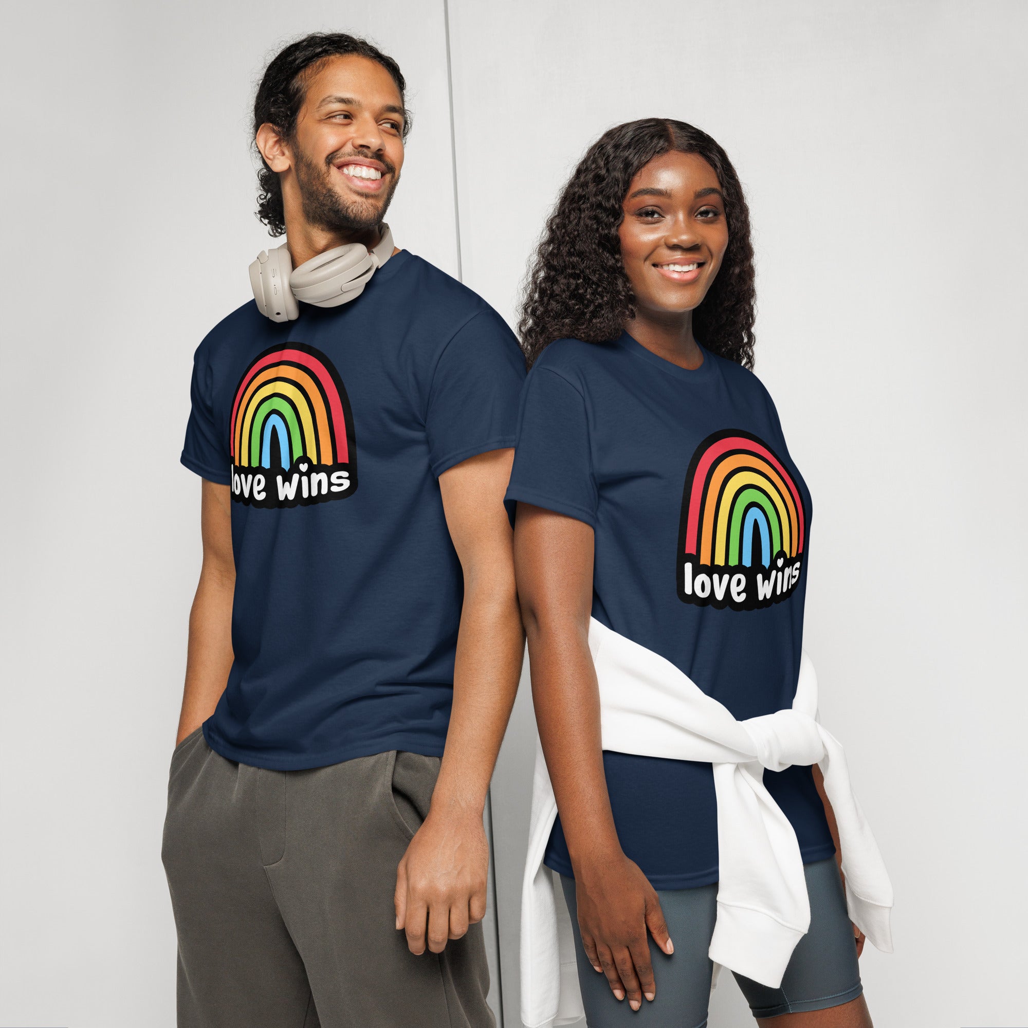 Unisex DryBlend® Classic Tee - 'Love Wins' T-Shirt