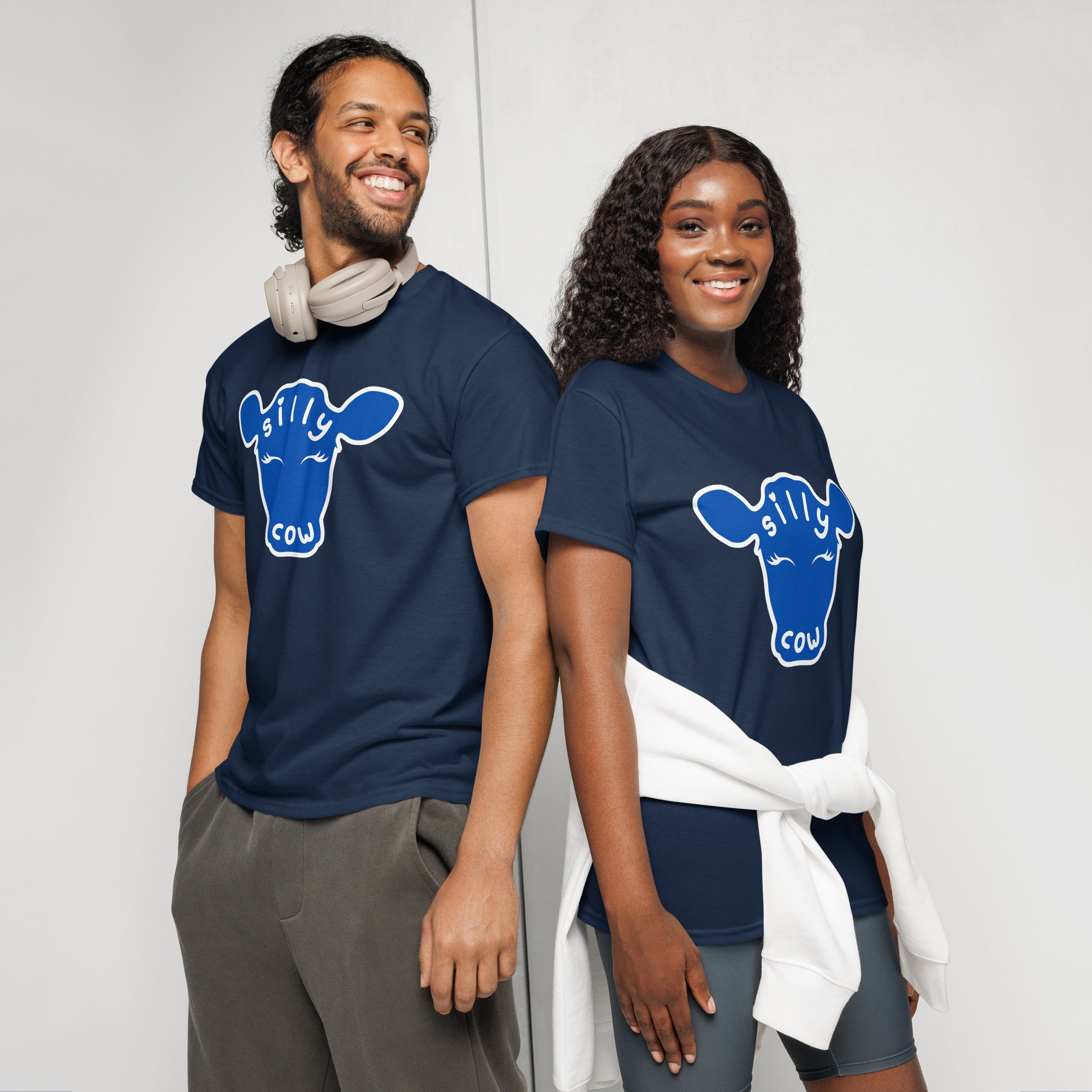 Unisex DryBlend® Classic Tee - 'Silly Cow' T-Shirt