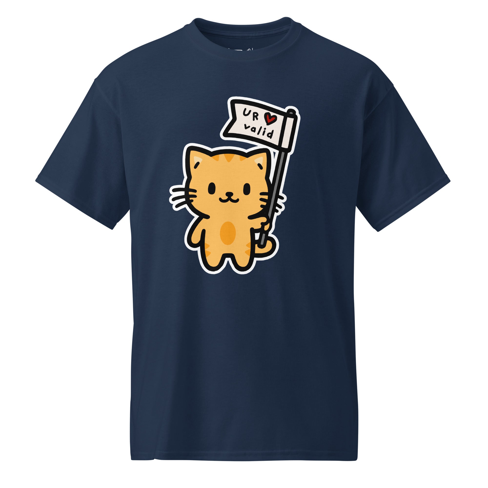 Unisex DryBlend® Classic Tee - 'U R Valid' Navy T-Shirt