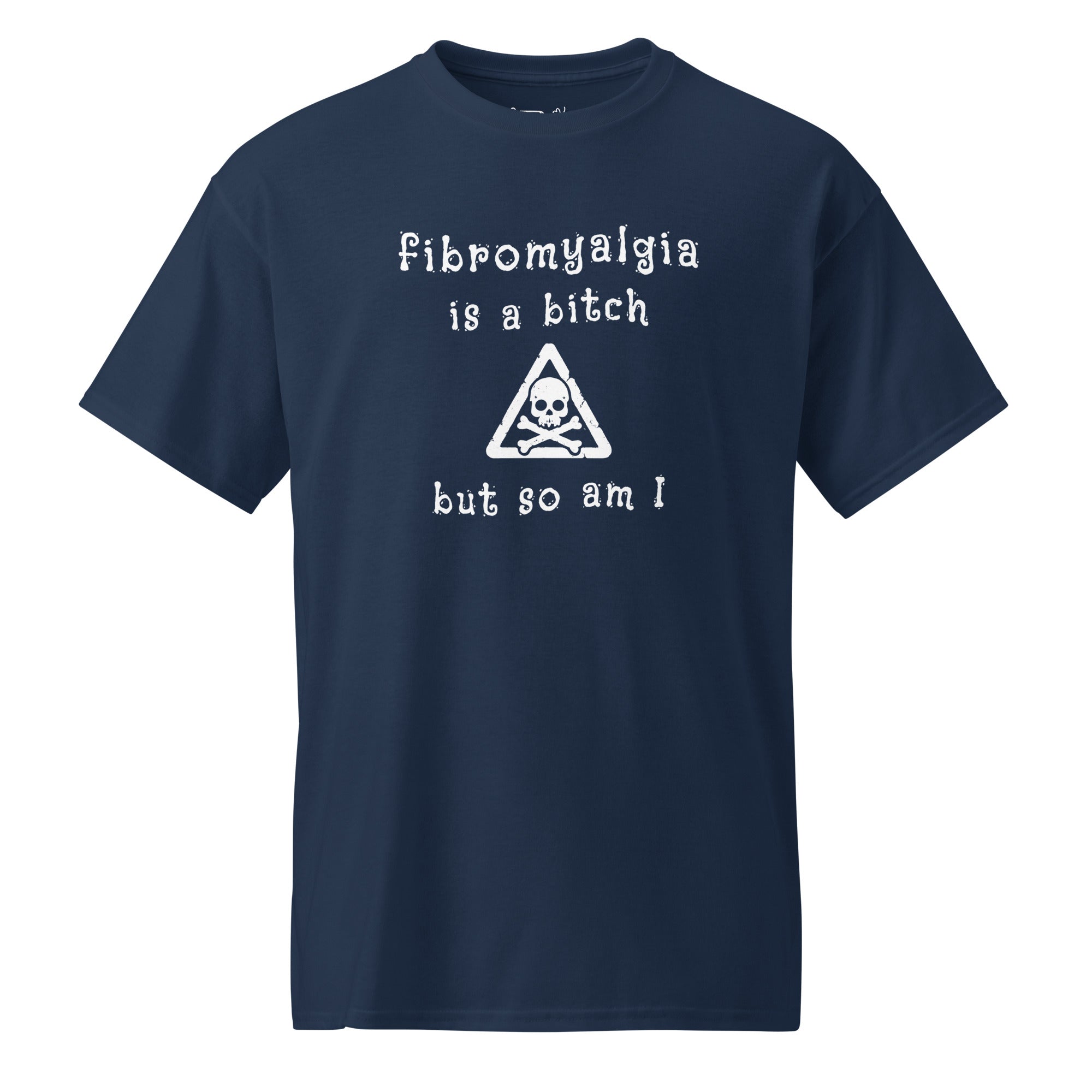 Unisex DryBlend® Classic Tee - 'Fibromyalgia' Navy T-Shirt