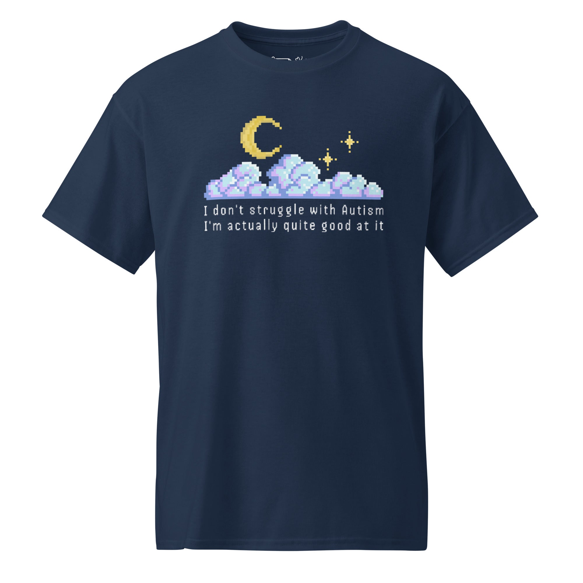 Unisex DryBlend® Classic Tee - 'I Don't Struggle' Navy T-Shirt