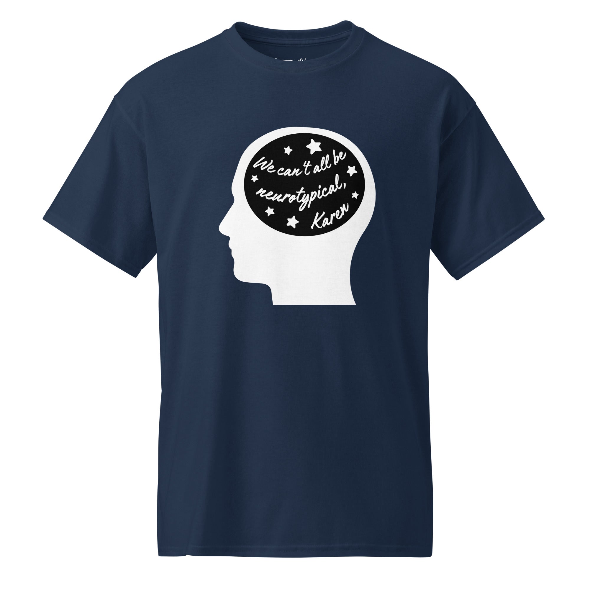 Unisex DryBlend® Classic Tee - 'Neurotypical Karen' Navy T-Shirt