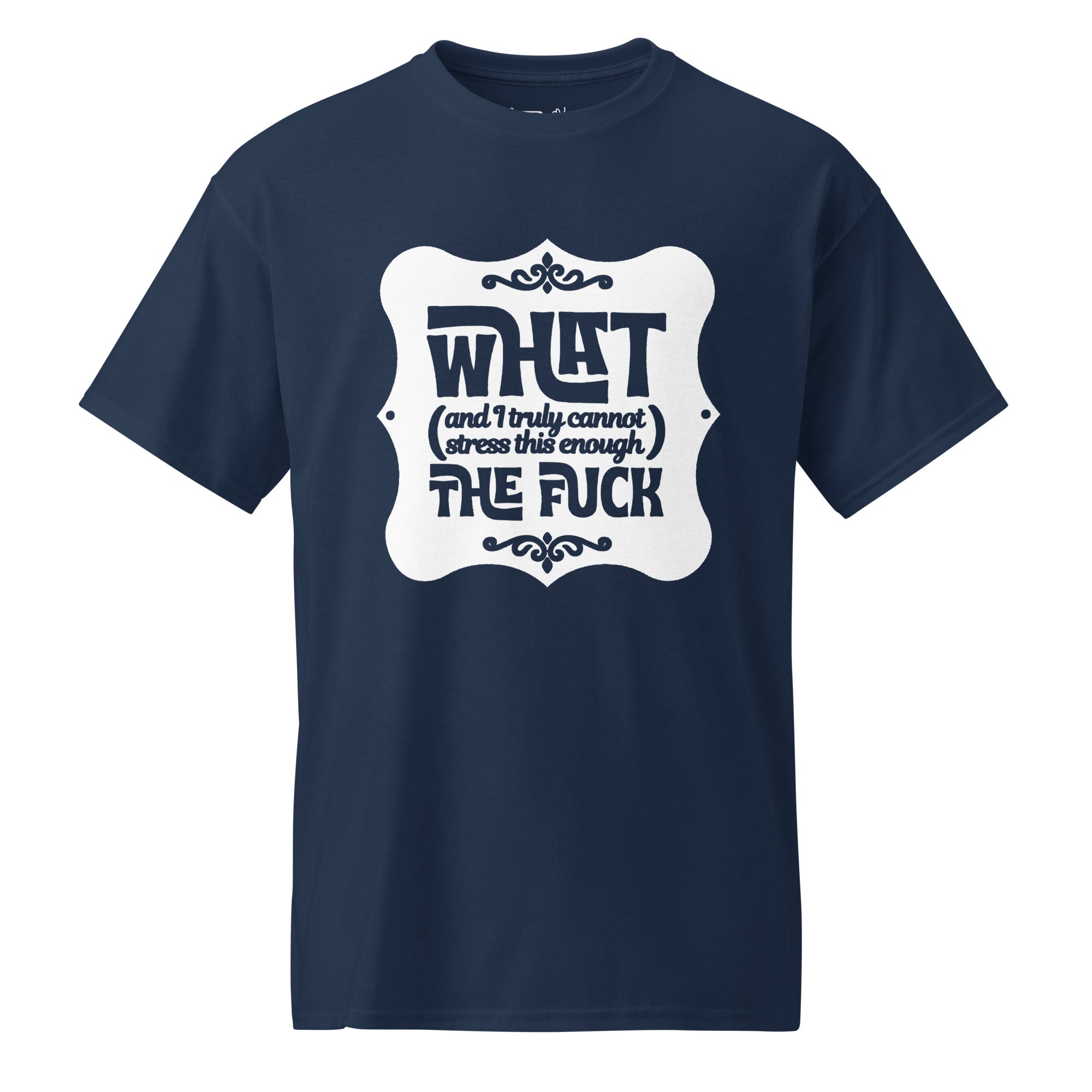 Unisex DryBlend® Classic Tee - 'Cannot Stress This Enough' Navy T-Shirt