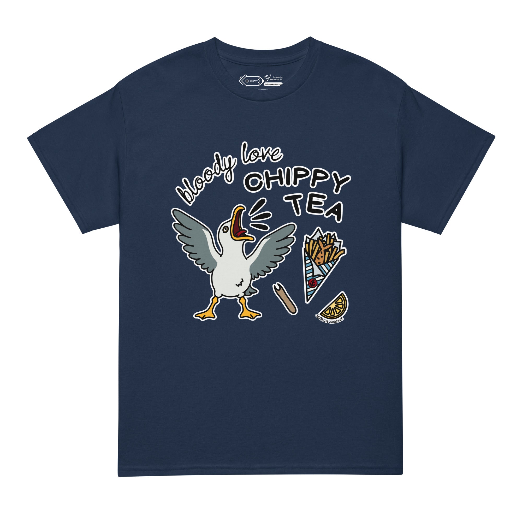 Unisex DryBlend® Classic Tee - 'Chippy Tea' T-Shirt
