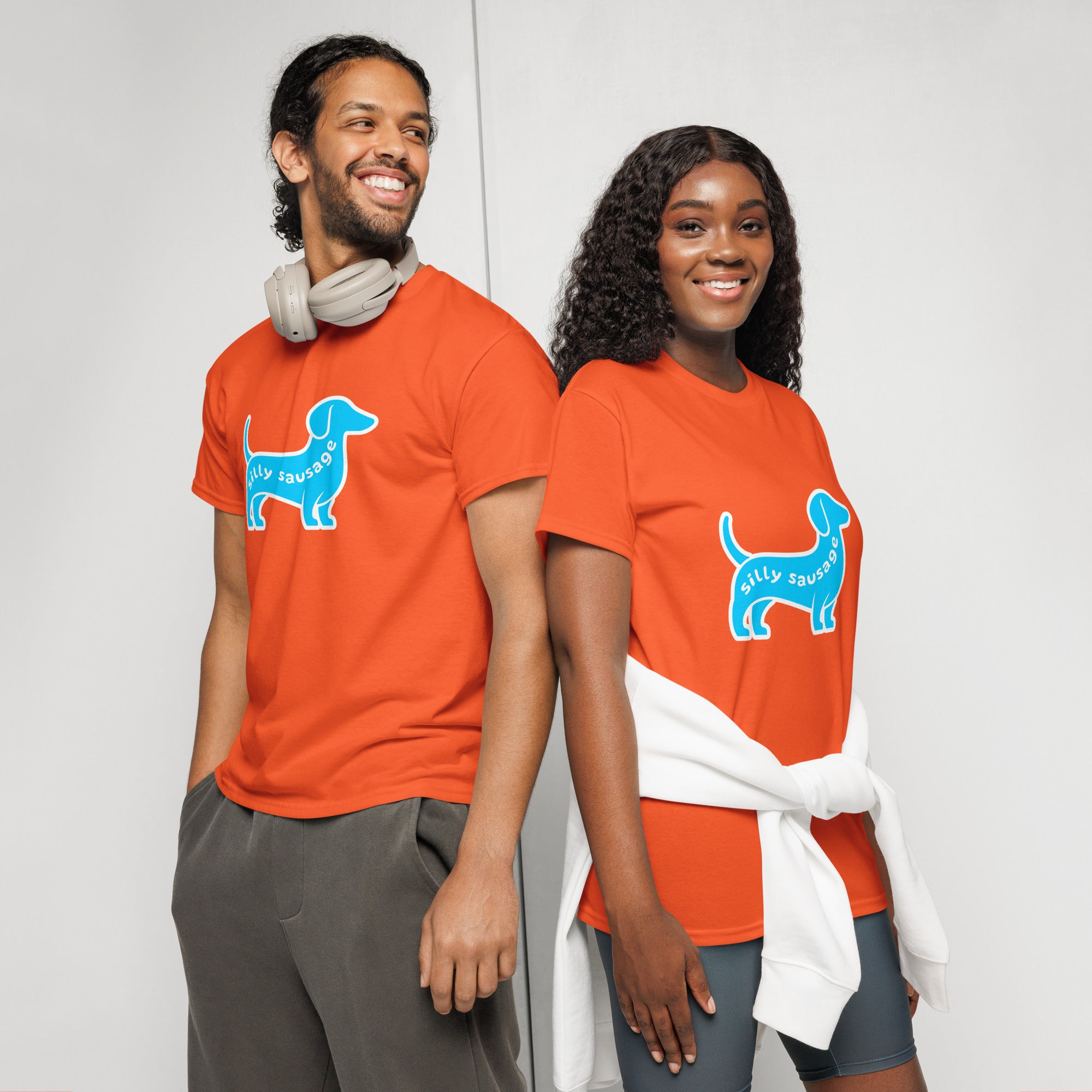 Unisex DryBlend® Classic Tee - 'Silly Sausage' T-Shirt