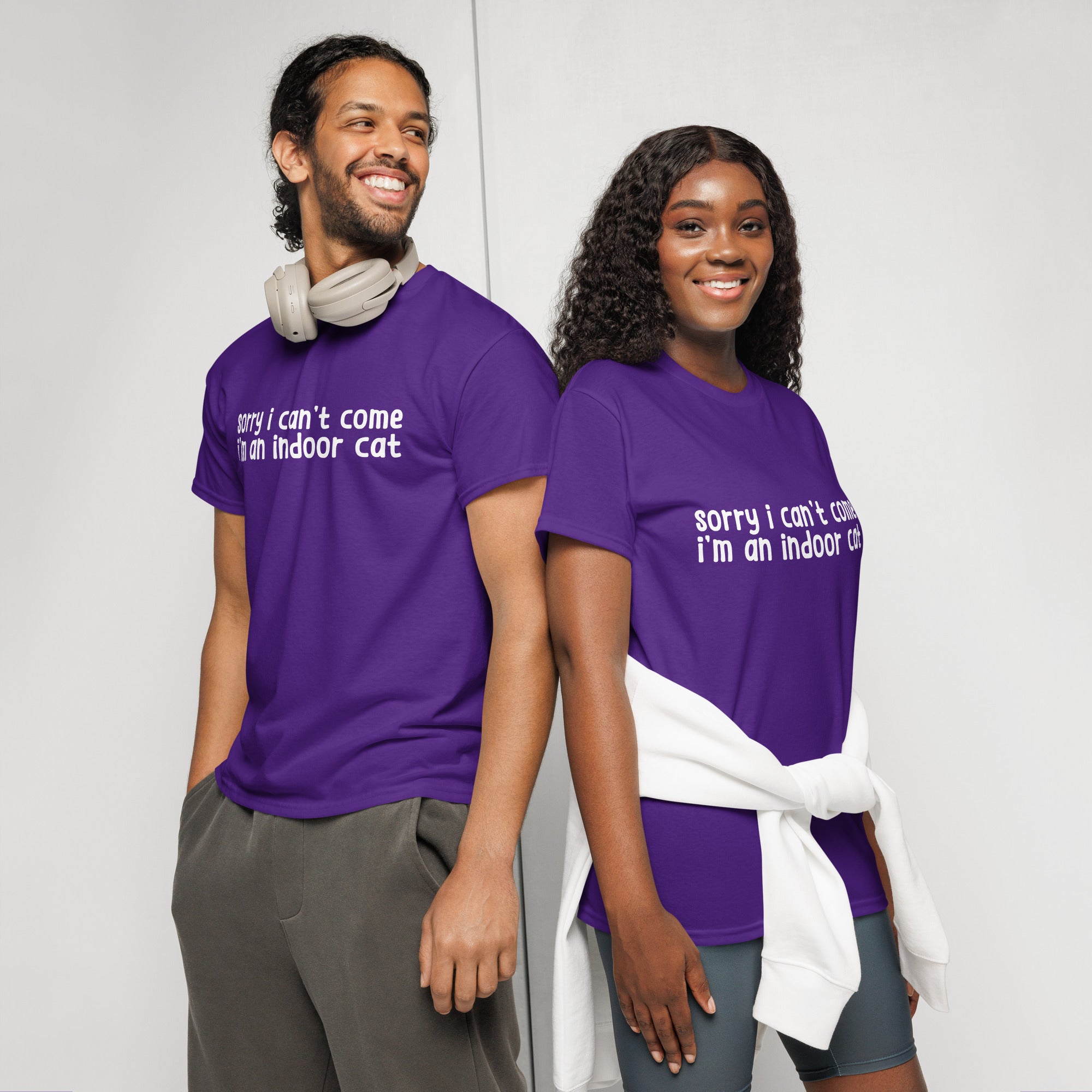 Unisex DryBlend® Classic Tee - 'Indoor Cat' T-Shirt
