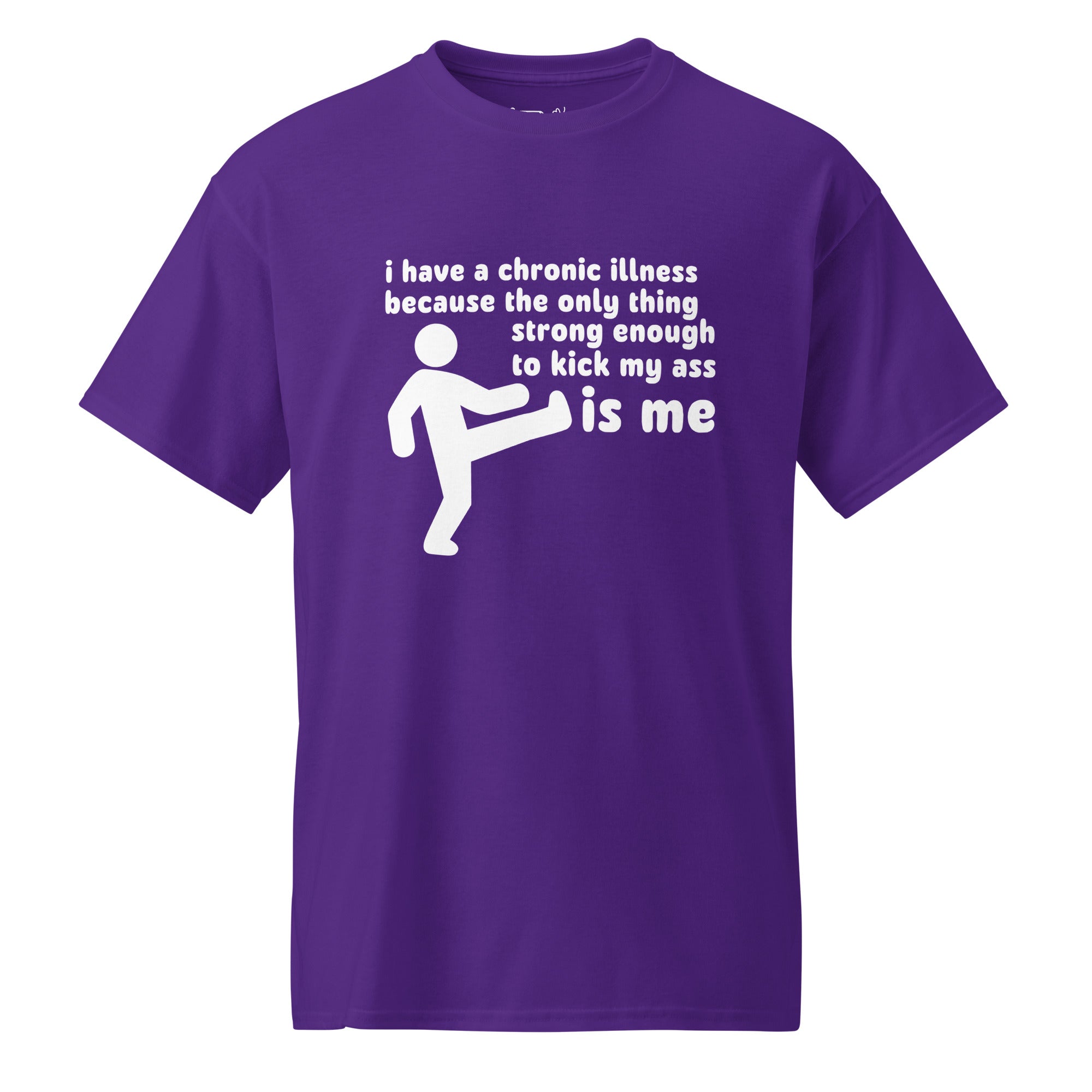 Unisex DryBlend® Classic Tee - 'Strong Enough' Purple T-Shirt