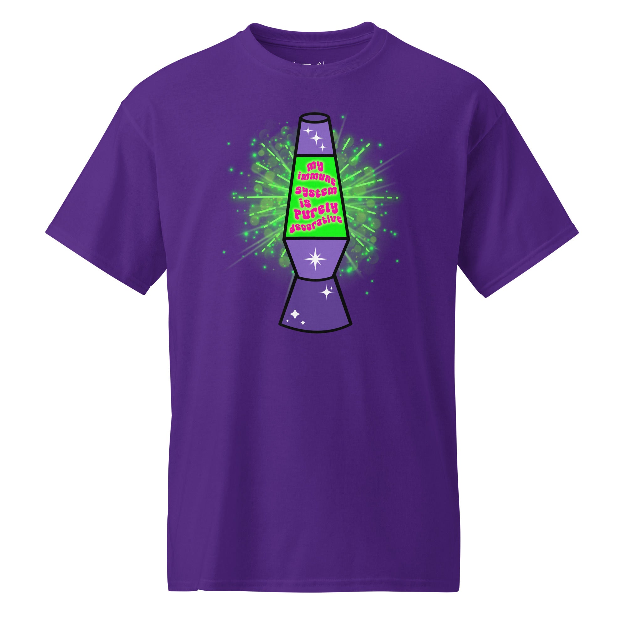 Unisex DryBlend® Classic Tee - 'Purely Decorative' Purple T-Shirt
