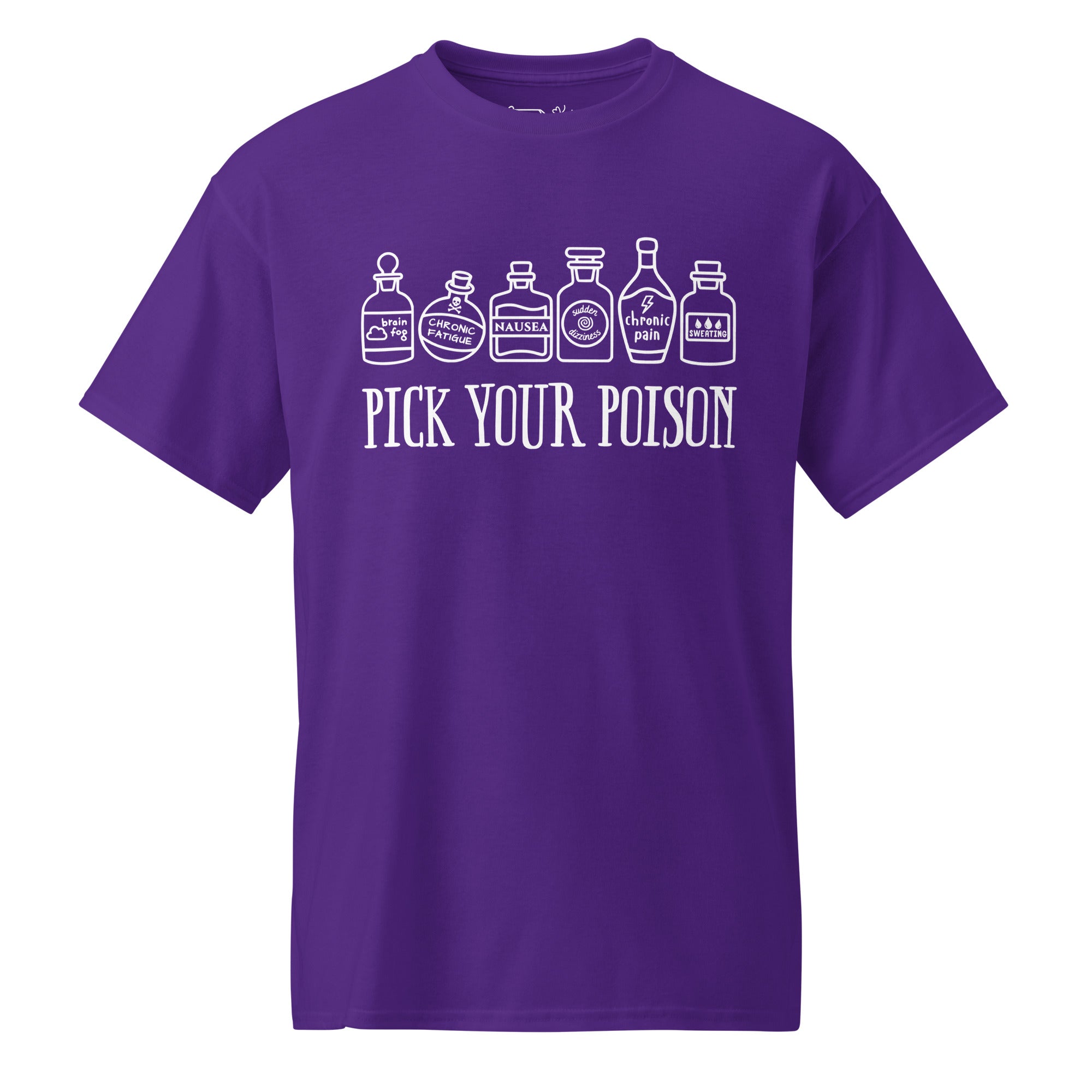 Unisex DryBlend® Classic Tee - 'Pick Your Poison' Purple T-Shirt