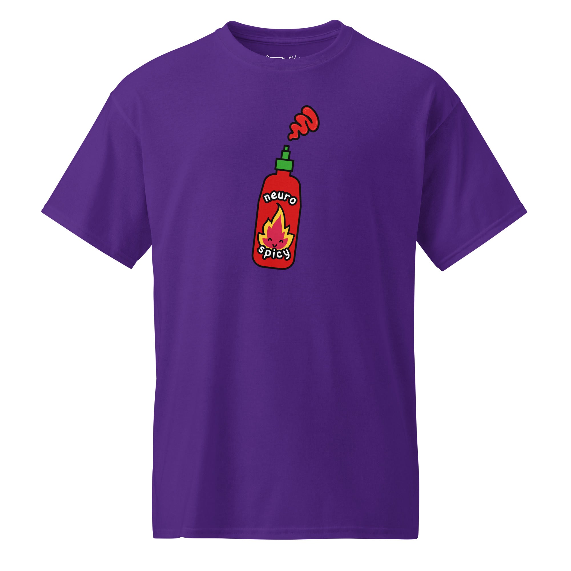 Unisex DryBlend® Classic Tee - 'Neuro Spicy' Purple T-Shirt