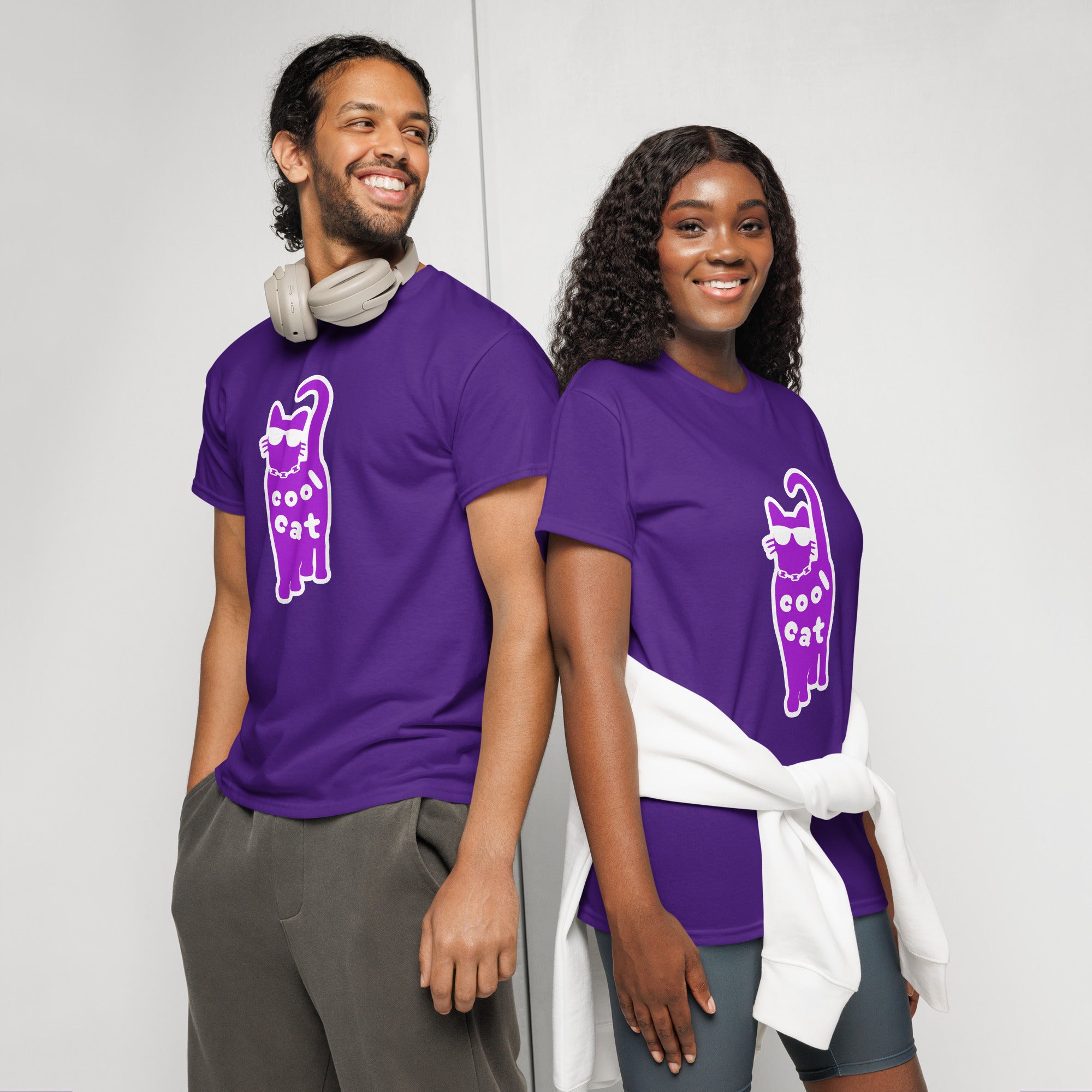 Unisex DryBlend® Classic Tee - 'Cool Cat' T-Shirt