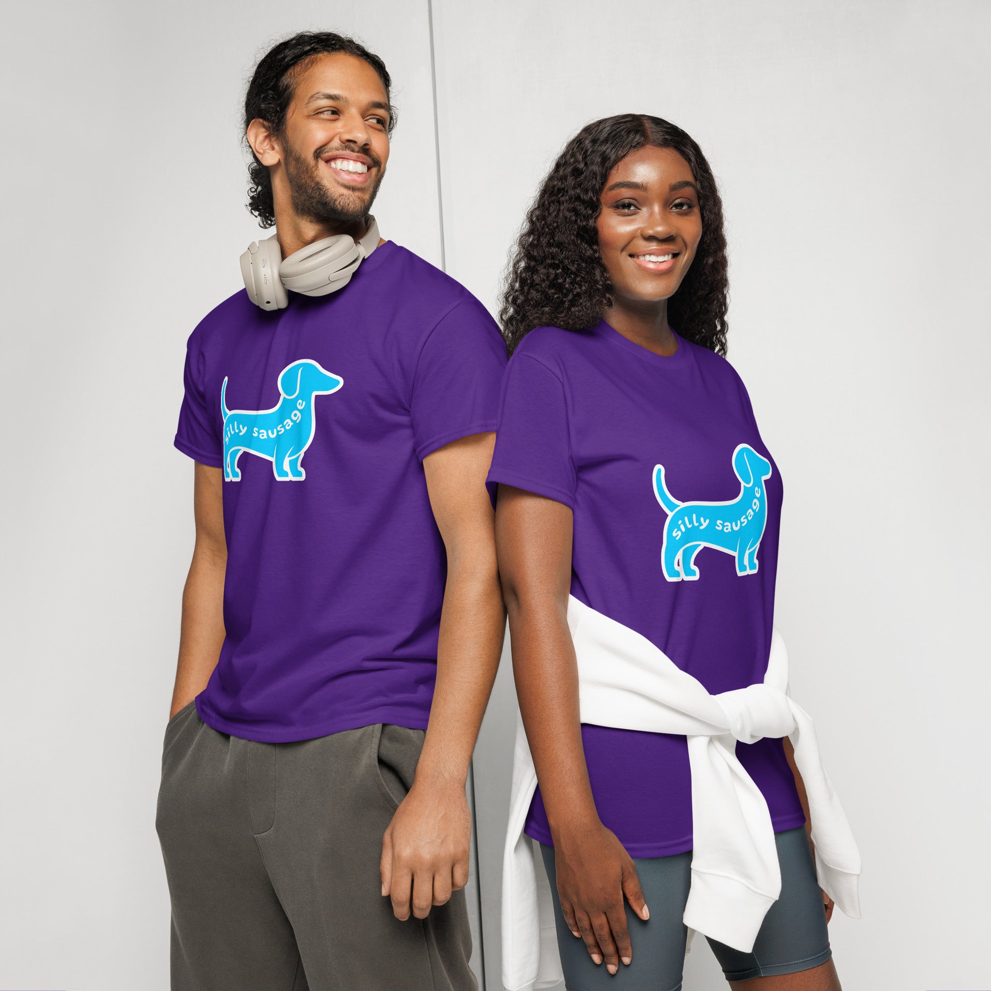 Unisex DryBlend® Classic Tee - 'Silly Sausage' T-Shirt