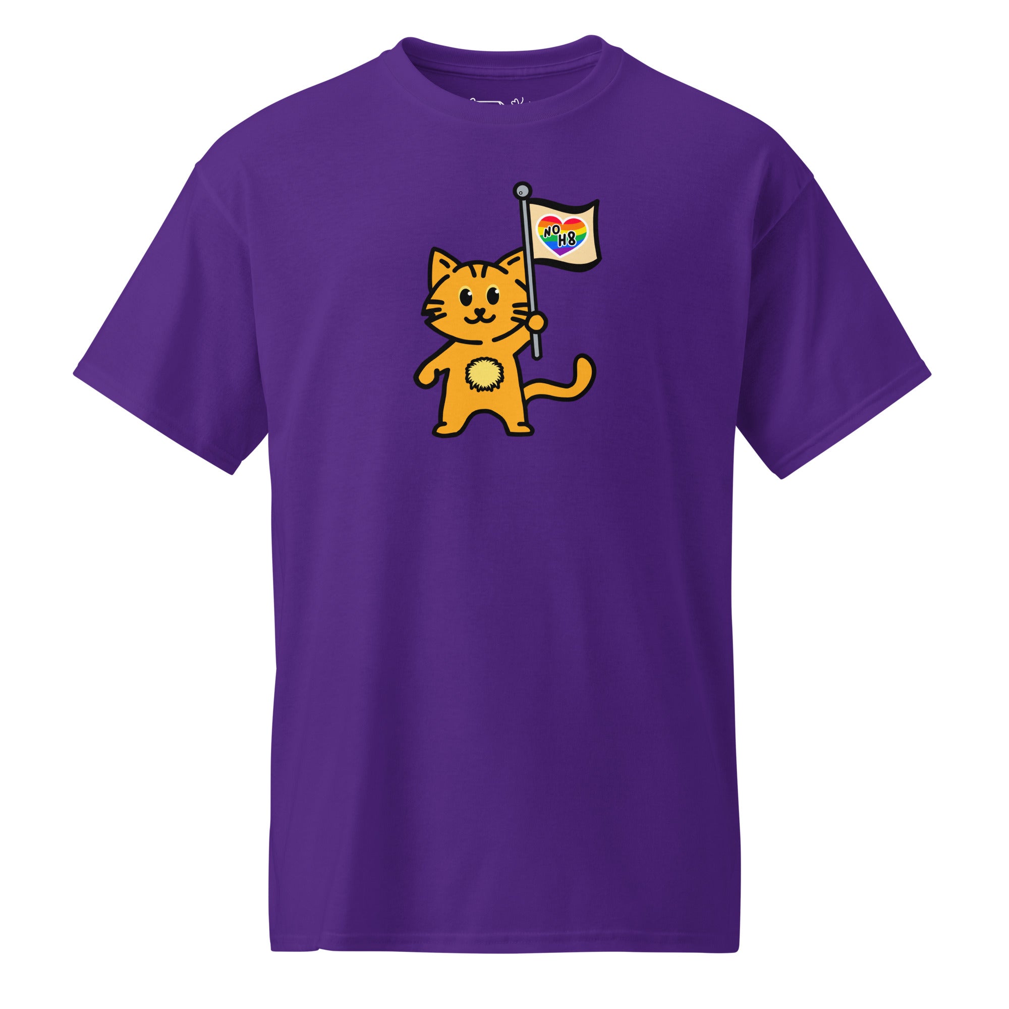 Unisex DryBlend® Classic Tee - 'No H8' Purple T-Shirt