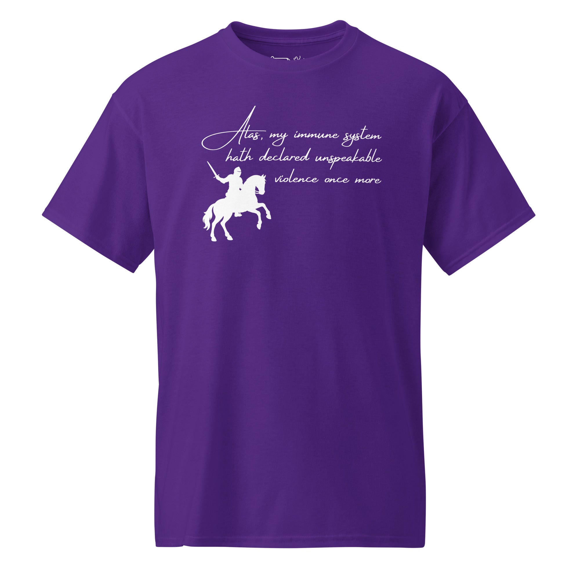 Unisex DryBlend® Classic Tee - 'Alas' Purple T-Shirt
