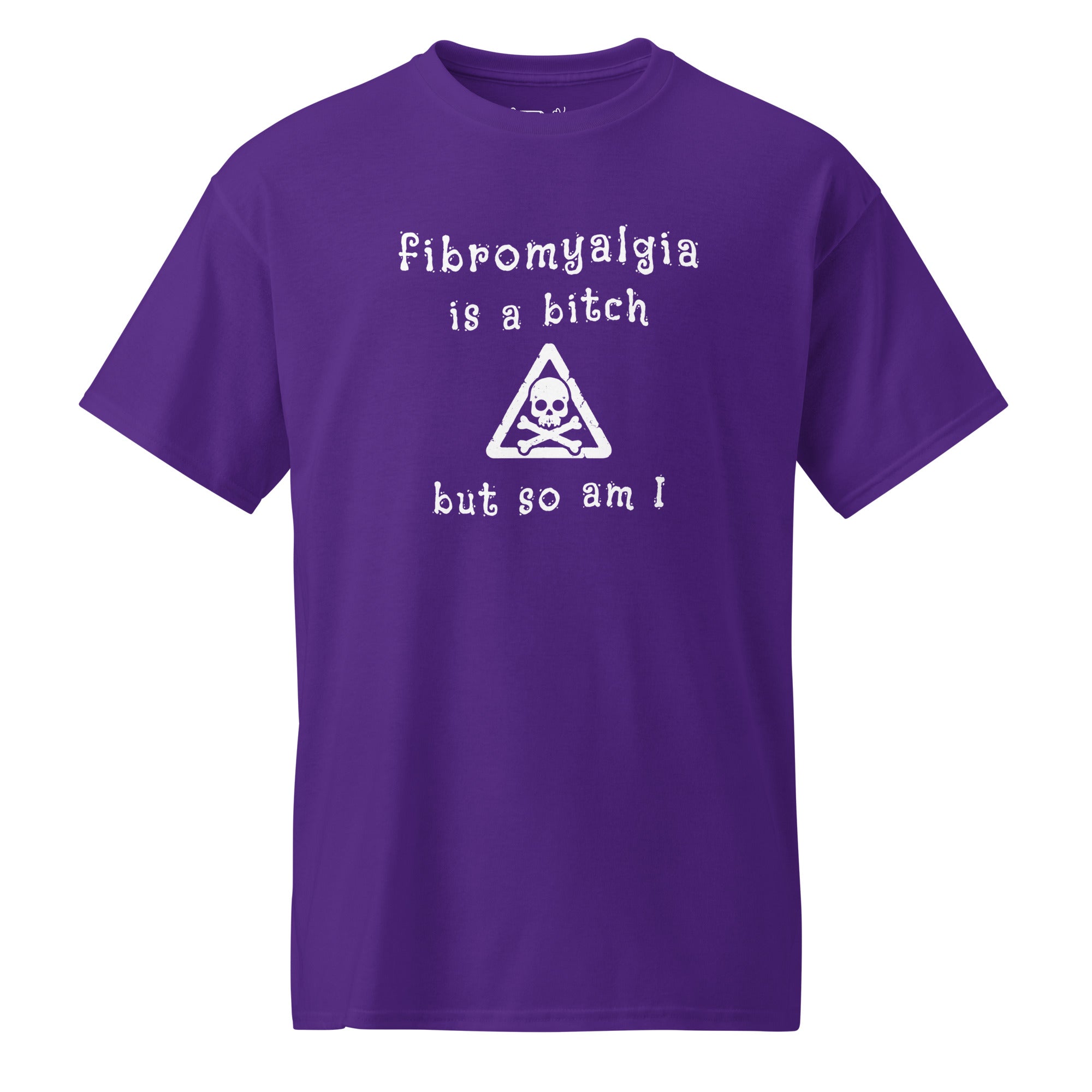 Unisex DryBlend® Classic Tee - 'Fibromyalgia' Purple T-Shirt