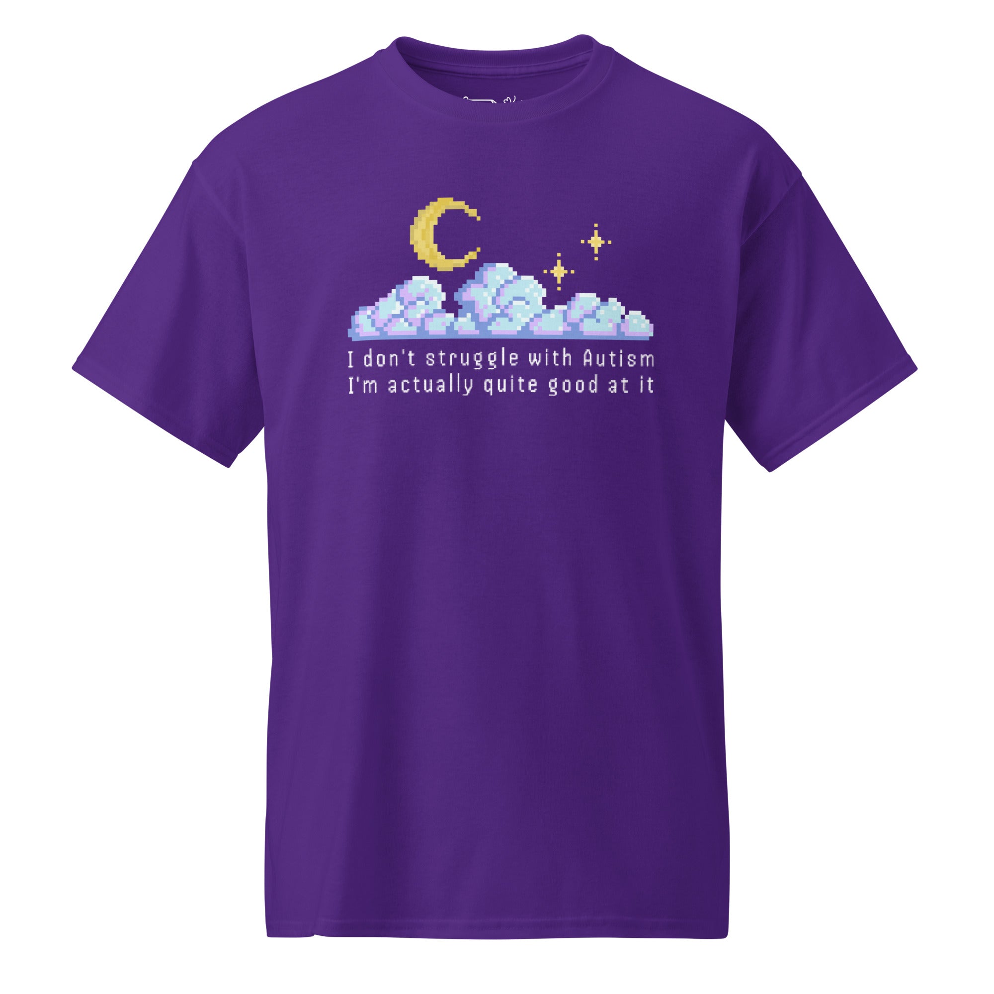 Unisex DryBlend® Classic Tee - 'I Don't Struggle' Purple T-Shirt