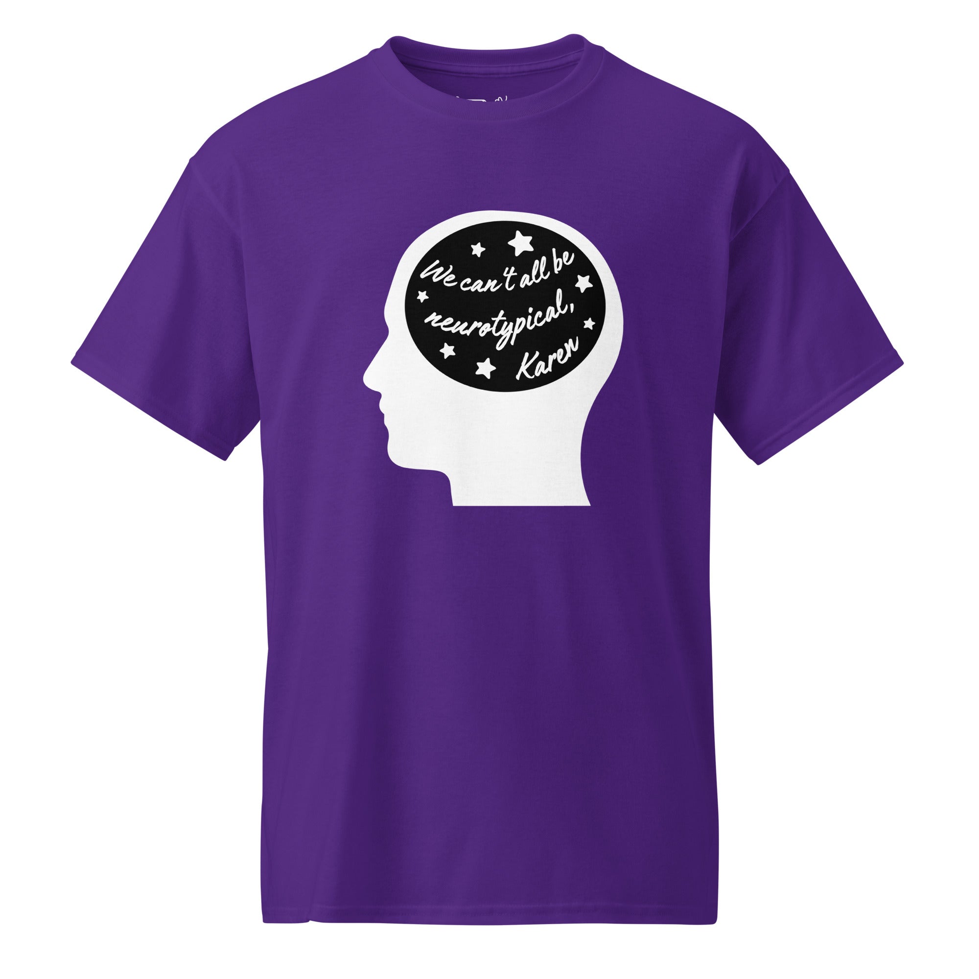 Unisex DryBlend® Classic Tee - 'Neurotypical Karen' Purple T-Shirt