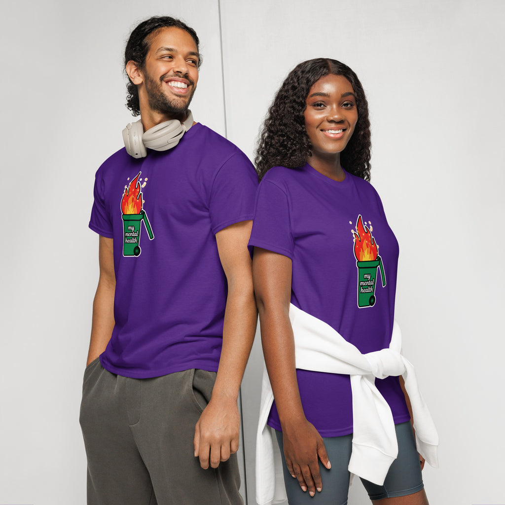 Unisex DryBlend® Classic Tee - 'Bin Fire' T-Shirt