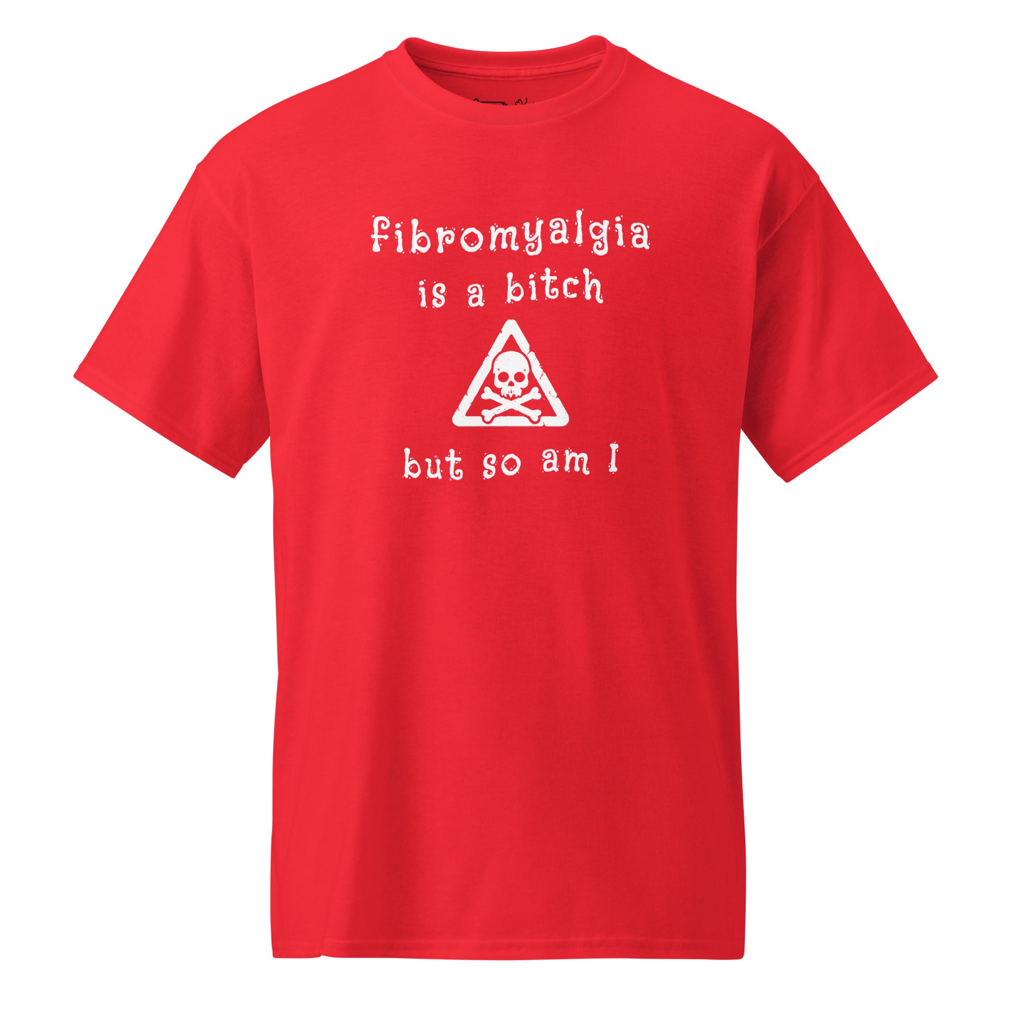 Unisex DryBlend® Classic Tee - 'Fibromyalgia' Red T-Shirt