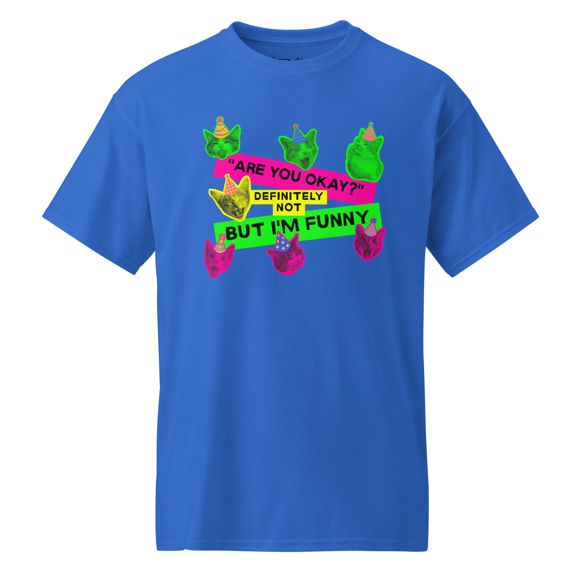 Unisex DryBlend® Classic Tee - 'Definitely Not' Royal T-Shirt