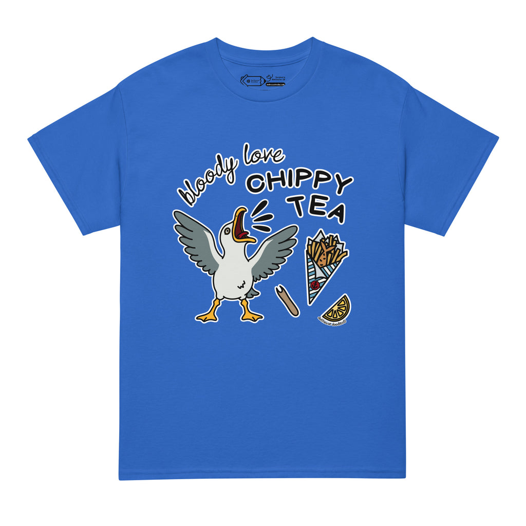 Unisex DryBlend® Classic Tee - 'Chippy Tea' T-Shirt