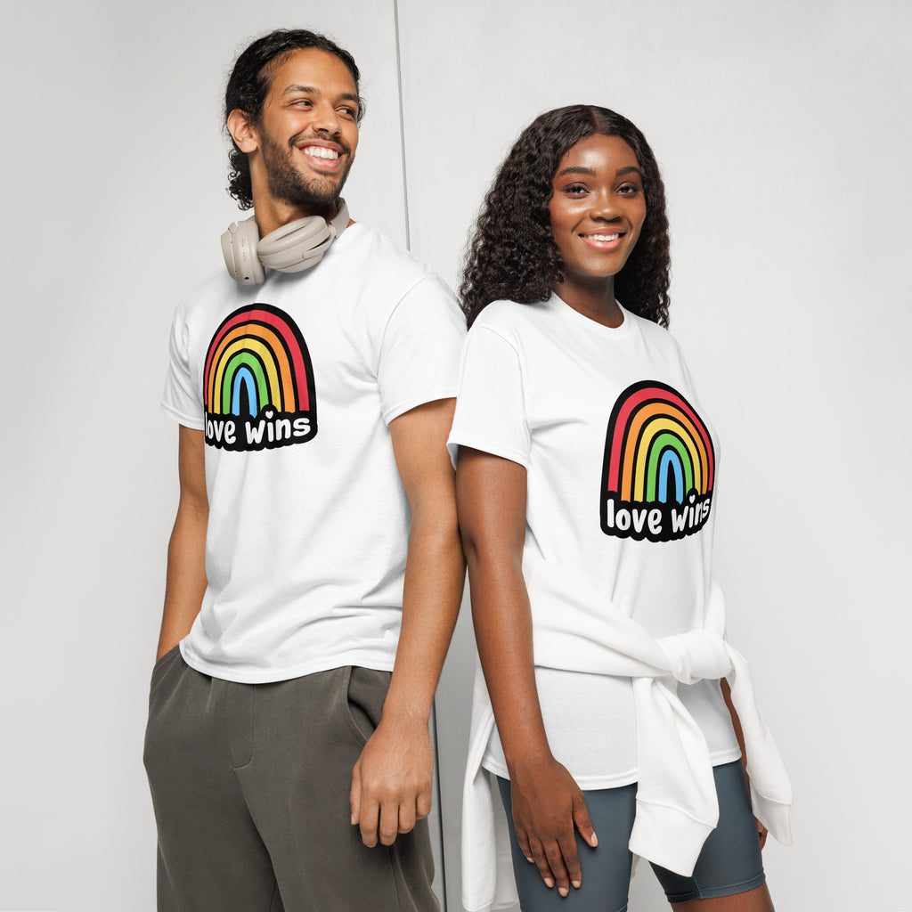 Unisex DryBlend® Classic Tee - 'Love Wins' T-Shirt