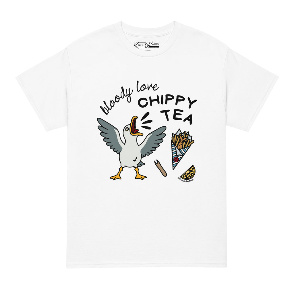 Unisex DryBlend® Classic Tee - 'Chippy Tea' T-Shirt
