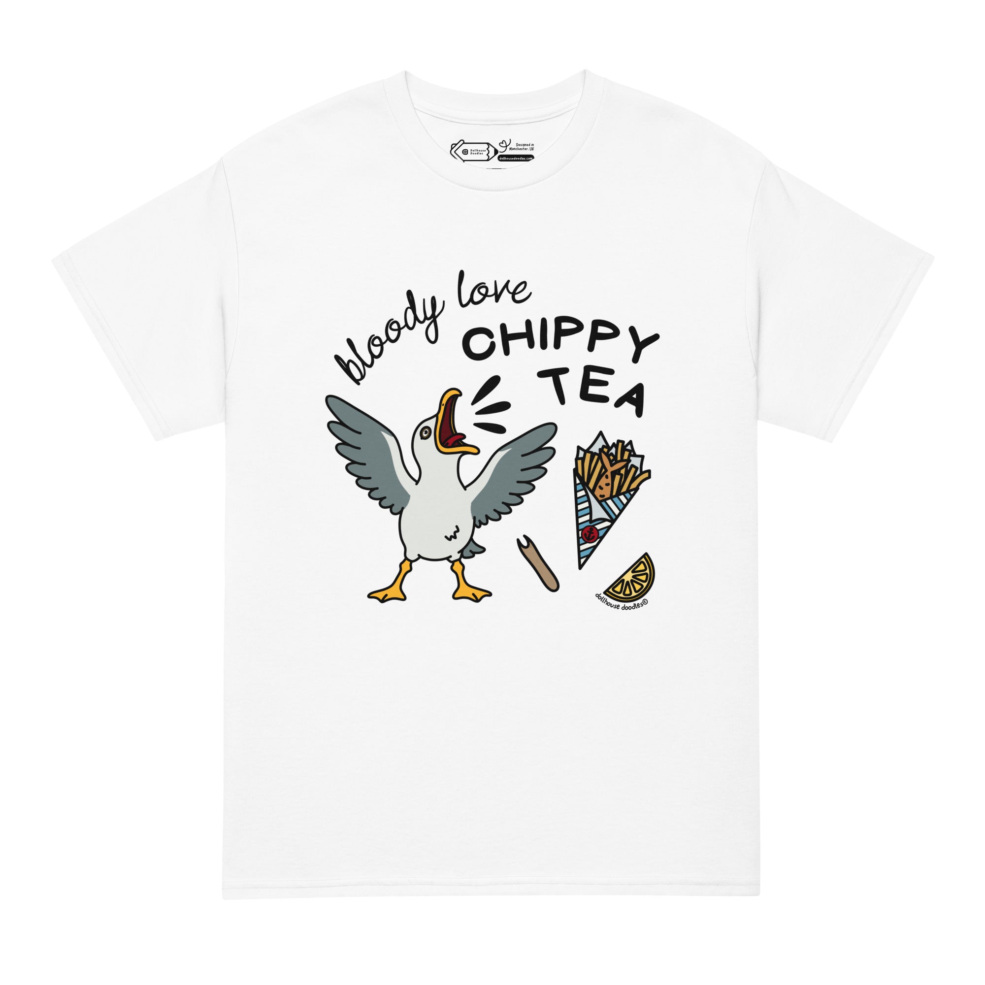 Unisex DryBlend® Classic Tee - 'Chippy Tea' T-Shirt