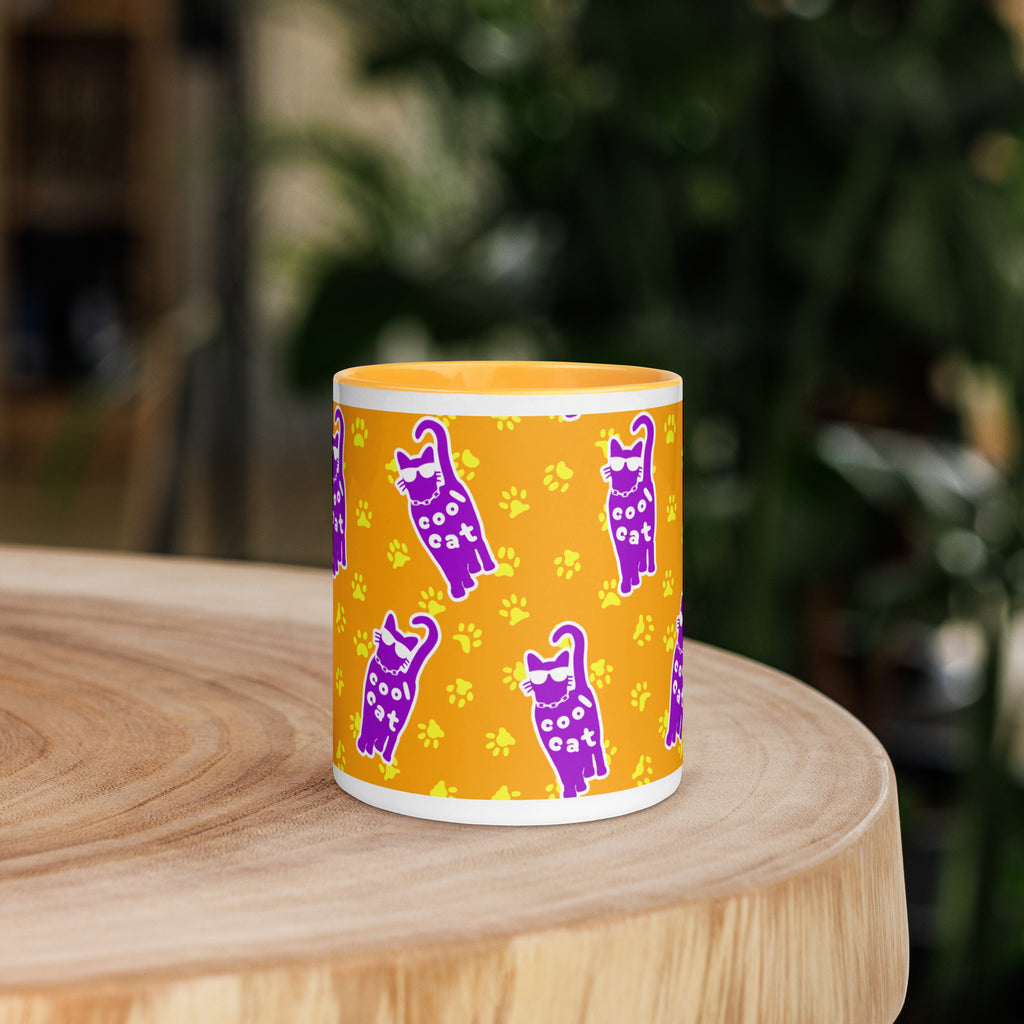 Ceramic Mug - 'Cool Cat'
