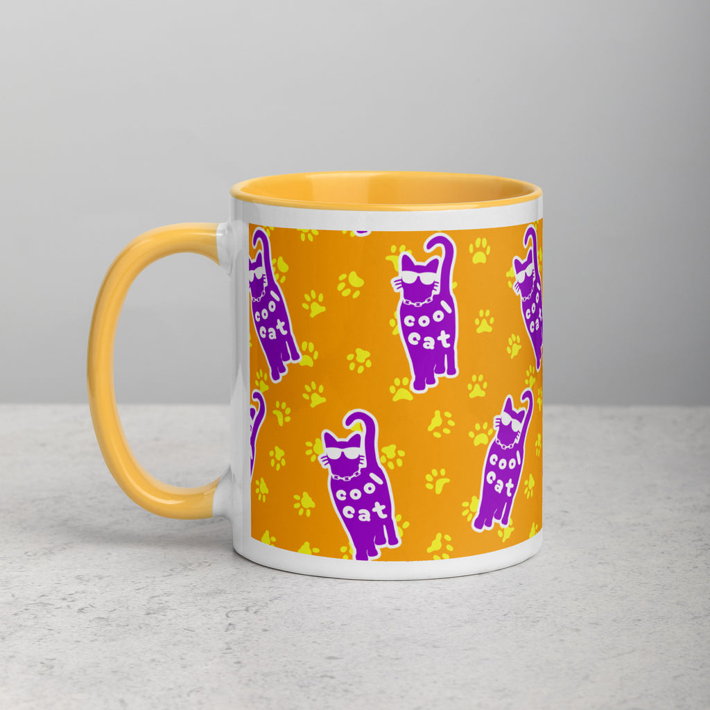 Ceramic Mug - 'Cool Cat'