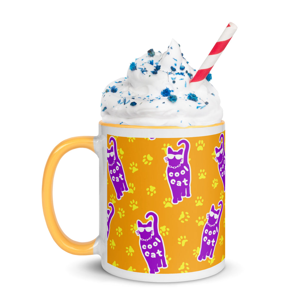 Ceramic Mug - 'Cool Cat'
