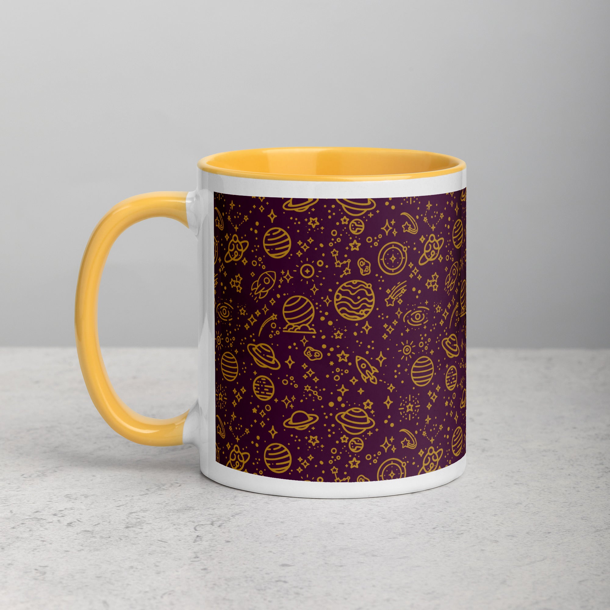 Ceramic Mug - 'Galactic Gold'