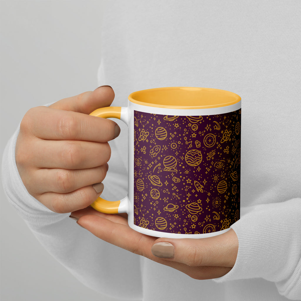 Ceramic Mug - 'Galactic Gold'