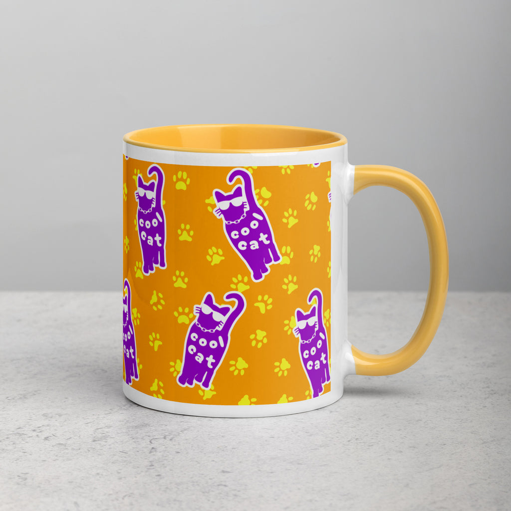 Ceramic Mug - 'Cool Cat'
