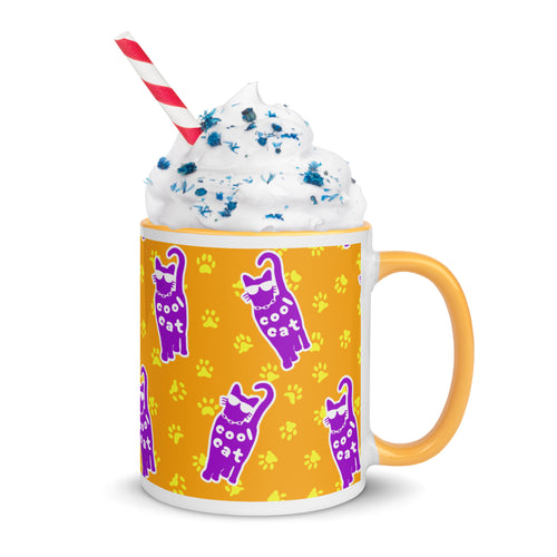 Ceramic Mug - 'Cool Cat'