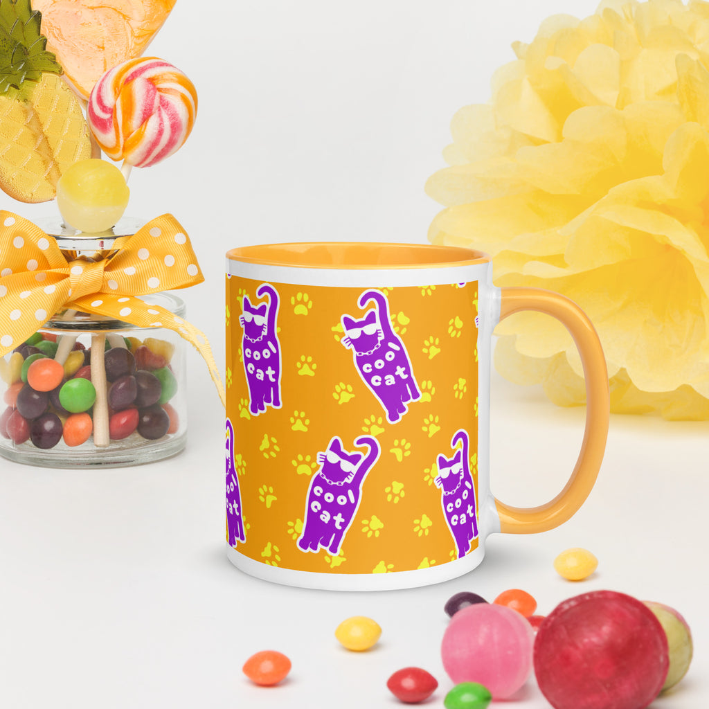 Ceramic Mug - 'Cool Cat'