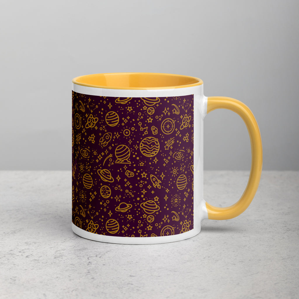 Ceramic Mug - 'Galactic Gold'
